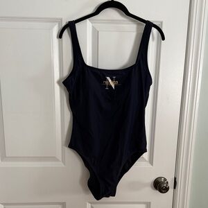 Nautica Dark Blue One-Piece Swimsuit